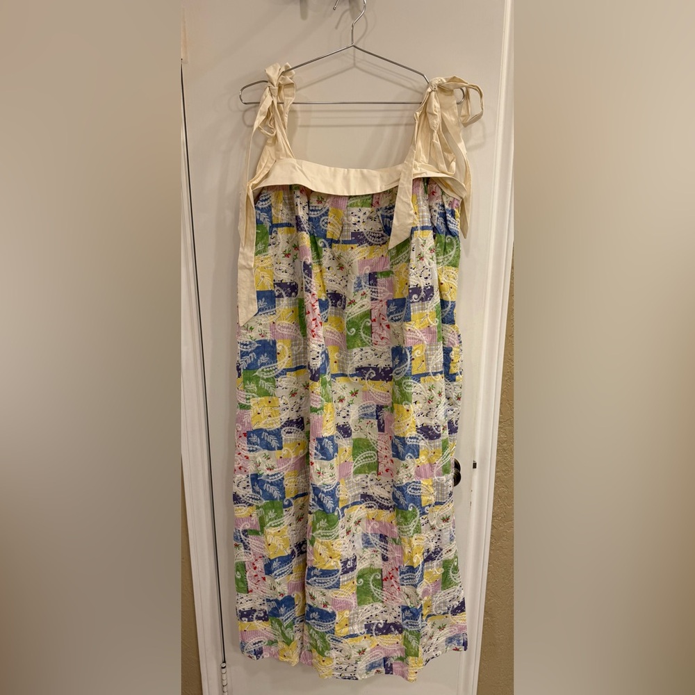 Aureum brand Colorful Patchwork Embroidered Dress